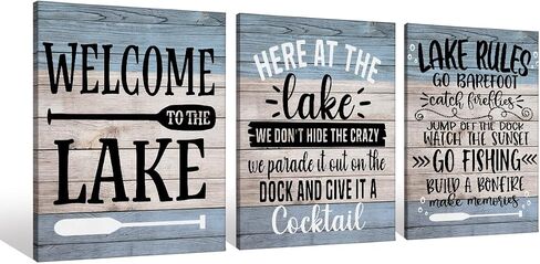 Let The Adventure Begin Canvas Wall Art Prints Artwork Signs Framed for Campsite Porch Wall Decor Home Room RV Trailer Decor, 11X14 inch,Camper Adventure Lovers Gifts in Saudi Arabia