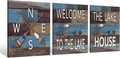 Let The Adventure Begin Canvas Wall Art Prints Artwork Signs Framed for Campsite Porch Wall Decor Home Room RV Trailer Decor, 11X14 inch,Camper Adventure Lovers Gifts in Saudi Arabia