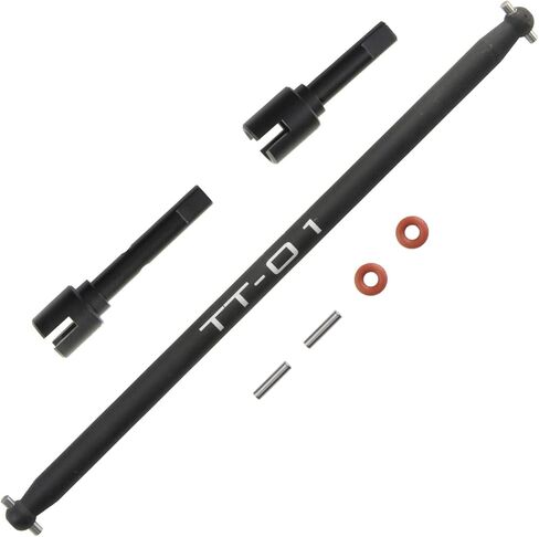 TT01 عمود محرك الألومنيوم ومجموعة وصلة المروحة لسيارة Tamiya RC TT-01 TT-01E ترقيات الهيكل استبدال الأجزاء in Kuwait