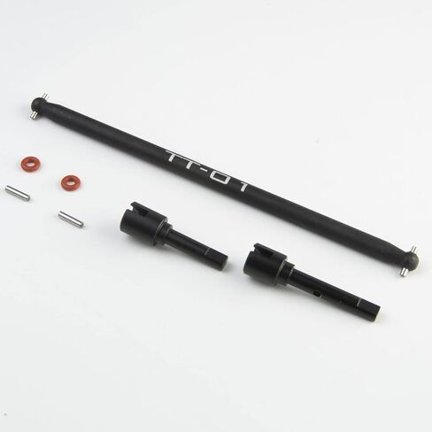 TT01 عمود محرك الألومنيوم ومجموعة وصلة المروحة لسيارة Tamiya RC TT-01 TT-01E ترقيات الهيكل استبدال الأجزاء in Kuwait