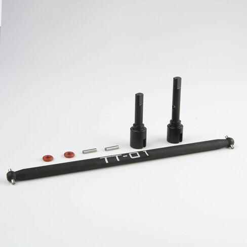 TT01 عمود محرك الألومنيوم ومجموعة وصلة المروحة لسيارة Tamiya RC TT-01 TT-01E ترقيات الهيكل استبدال الأجزاء in Kuwait