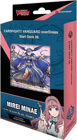 Cardfight!! Overdress Mirei Minae - Sealed Blaze Maiden - English Starter Deck D-SD06 with Bonus Promo Card, Multicoloured (VGE-D-SD06) in Saudi Arabia