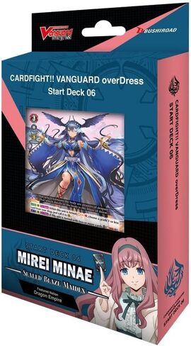 Cardfight!! Overdress Mirei Minae - Sealed Blaze Maiden - English Starter Deck D-SD06 with Bonus Promo Card, Multicoloured (VGE-D-SD06) in Saudi Arabia
