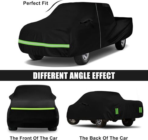 Waterproof Car Cover Compatible with 1965-1986 Nissan/Datsun 520/620/720 Single Cab 6ft Short Bed Accessories, All Weather Classic Car Covers with Inner Cotton&Zipper Door for Snow Rain Protection in Kuwait