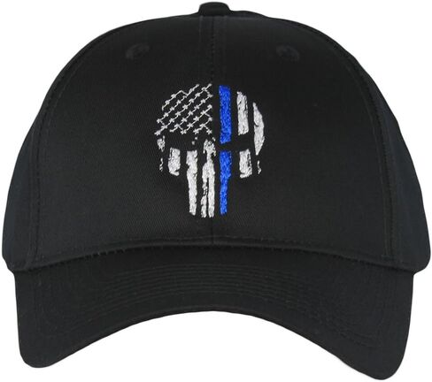 Fantastic Tees American Flag Skull Service Support Men's Patriotic Hat Cap in Saudi Arabia