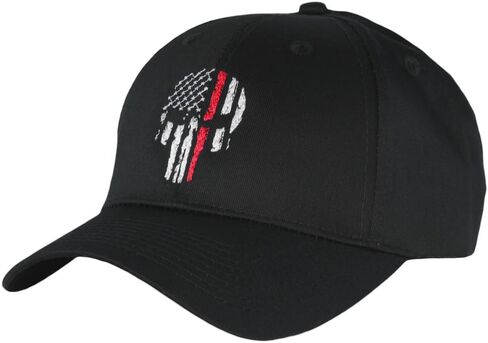 Fantastic Tees American Flag Skull Service Support Men's Patriotic Hat Cap in Saudi Arabia