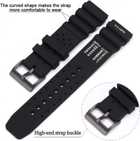 حزام ساعة سيليكون ناعم مقاوم للماء متوافق مع حزام الغواص الرياضي Citizen BN0151 BN0150 20 مم 22 مم 24 مم إكسسوارات ساعة بديلة in Kuwait