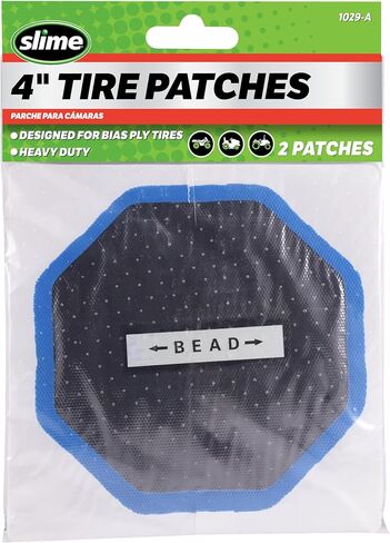 Slime 1029-A رقعة ثقب الإطارات، شديدة التحمل، طبقة مائلة، 4 بوصات عبوة من قطعتين in Kuwait