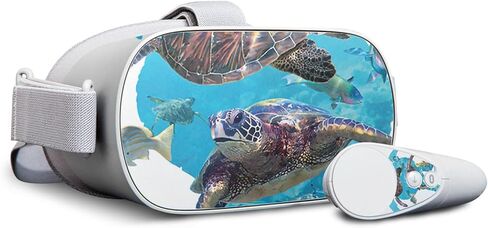 MightySkins Skin Compatible with Oculus Go Mobile VR - Backyard Gathering | Protective, Durable, and Unique Vinyl Decal wrap Cover | Easy to Apply, Remove, and Change Styles | Made in The USA in Saudi Arabia