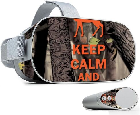 MightySkins Skin Compatible with Oculus Go Mobile VR - Be Happy | Protective, Durable, and Unique Vinyl Decal wrap Cover | Easy to Apply, Remove, and Change Styles | Made in The USA in Saudi Arabia