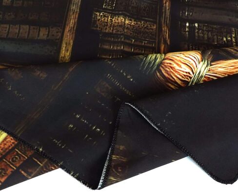 FRAMICS مكتبة خمر رف الكتب نسيج الجدار شنقا 70.8 "× 92.5" غرفة الدراسة صورة الفن طباعة نسيج الرجعية رف الكتب جدار الفن البوهيمي الهبي جدار المفروشات لغرفة النوم الكلية النوم in Kuwait