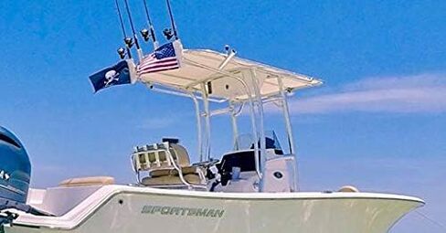 American Flag by Fly-a-Flag, Designed to attach to Rod Holders, Rocket Launcher, or any Vertical Pole or Post in Saudi Arabia