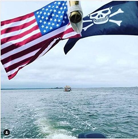 American Flag by Fly-a-Flag, Designed to attach to Rod Holders, Rocket Launcher, or any Vertical Pole or Post in Saudi Arabia