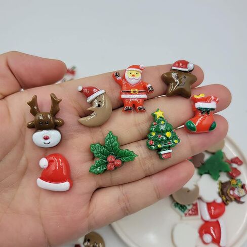 Resin Flatback Embellishments FAYADA 60Pcs Cute Slime Charms Mixed Set Resin Flatback Making Supplies for DIY Craft Making and Ornament Scrapbooking Beads Assorted Fruit Ornament in Saudi Arabia