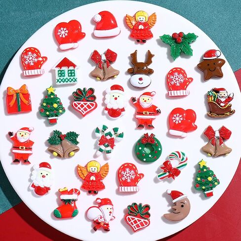 Resin Flatback Embellishments FAYADA 60Pcs Cute Slime Charms Mixed Set Resin Flatback Making Supplies for DIY Craft Making and Ornament Scrapbooking Beads Assorted Fruit Ornament in Saudi Arabia