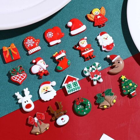 Resin Flatback Embellishments FAYADA 60Pcs Cute Slime Charms Mixed Set Resin Flatback Making Supplies for DIY Craft Making and Ornament Scrapbooking Beads Assorted Fruit Ornament in Saudi Arabia