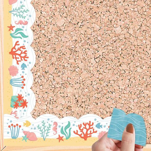 Big Dot of Happiness Cute and Colorful School - Scalloped Classroom Decor - Bulletin Board Borders - 51 Feet in Saudi Arabia