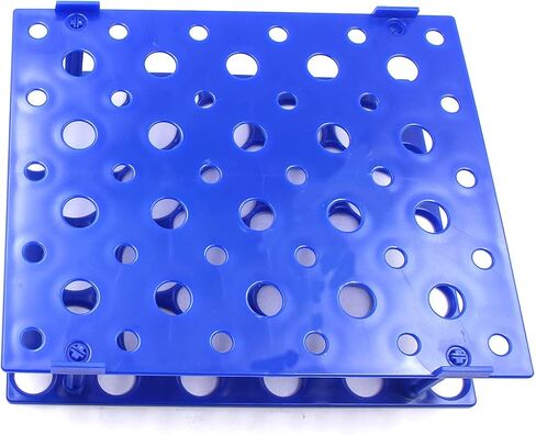 Orange Plastic Test Tube Rack for 10ML/15ML/50ML Conical Test Tubes,50 Sockets in Saudi Arabia