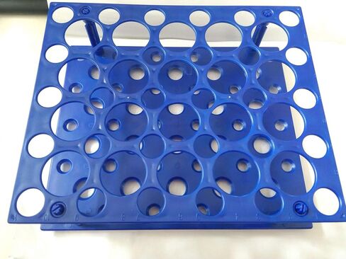 Orange Plastic Test Tube Rack for 10ML/15ML/50ML Conical Test Tubes,50 Sockets in Saudi Arabia