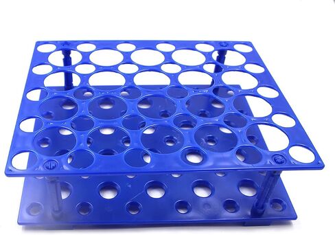 Orange Plastic Test Tube Rack for 10ML/15ML/50ML Conical Test Tubes,50 Sockets in Saudi Arabia