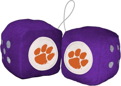 مجموعة FANMATS 32007 Clemson Team Color Fuzzy Décor مقاس 3 بوصات in Saudi Arabia