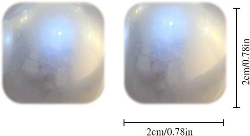 Large Pearl Geometric Earrings Silver Simple Stud Bohemian Statement Earrings for Women Girls Wedding Daily Party in Kuwait