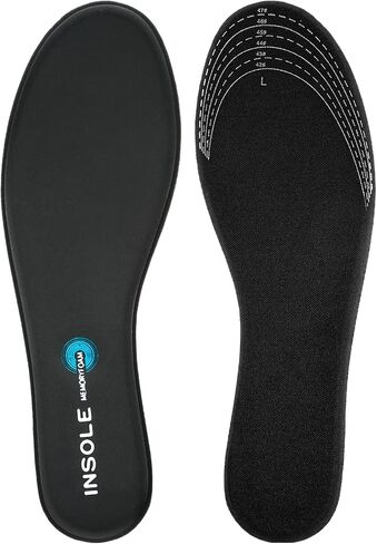 Memory Foam Shoe Insoles, Breathable Comfort Inserts Replacement Sneaker Inserts Shock Absorption Insoles for Men Women Sports Shoes Boots Foot Pain Relief (S) in Saudi Arabia