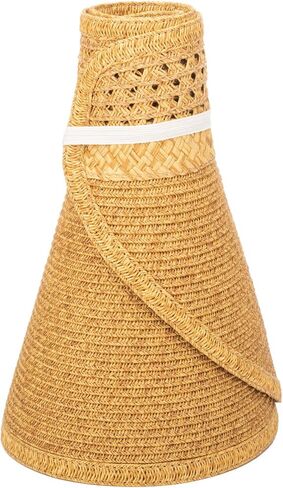 Women's Wide Brim Roll Up Visor, Toast in Saudi Arabia