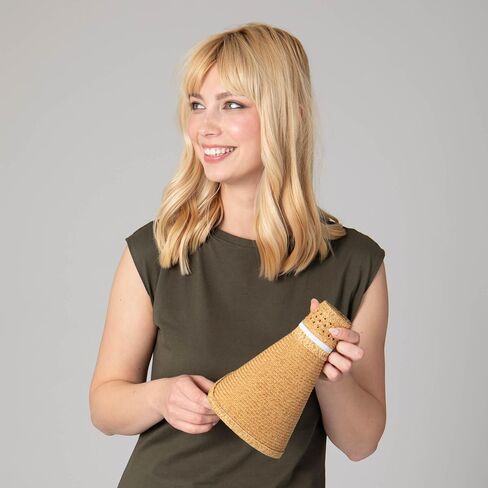 Women's Wide Brim Roll Up Visor, Toast in Saudi Arabia