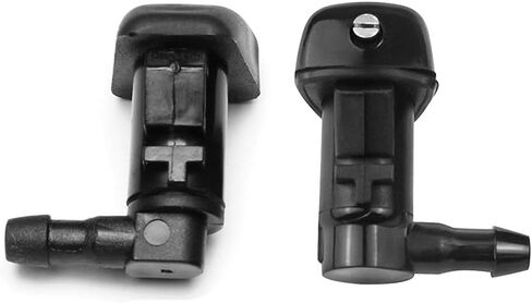 Adjustable Windshield Washer Wiper Nozzle Mist Spray Type Fits for 2012–2018 Dodge DART, 2014–2019 Jeep Cherokee, 2015–2017 Chrysler 200, Direct Replacemnt OE for 68260029AA, 5182327AA in Saudi Arabia