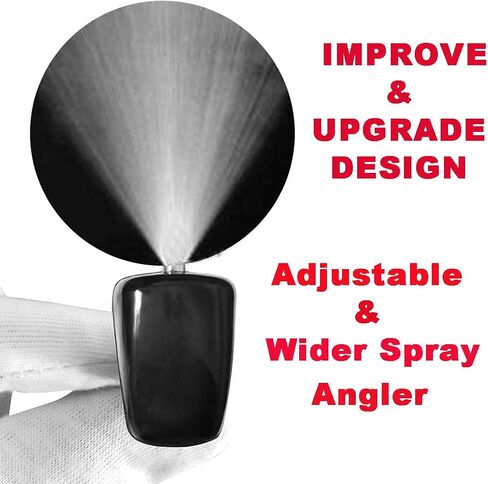 Adjustable Windshield Washer Wiper Nozzle Mist Spray Type Fits for 2012–2018 Dodge DART, 2014–2019 Jeep Cherokee, 2015–2017 Chrysler 200, Direct Replacemnt OE for 68260029AA, 5182327AA in Saudi Arabia