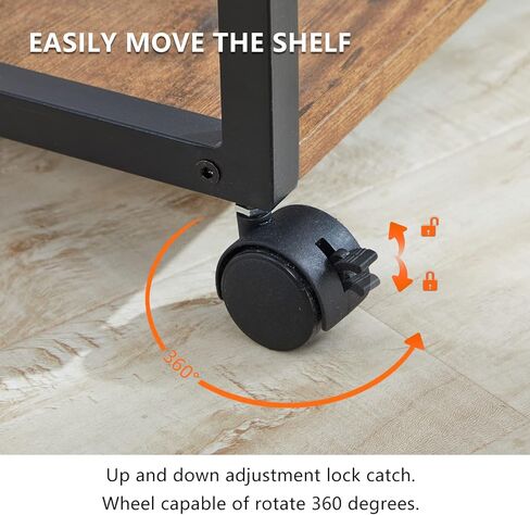 حامل الطابعة - حامل الطابعة الموجود أسفل المكتب - رف حامل الطابعة المكتبي لسطح المكتب (3 طبقات) in Kuwait