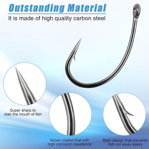 Fly Hooks Fly Tying Hooks Kit, 210pcs Dry Wet Curved Nymph Caddies Flies High Carbon Steel Fly Tying Fishing Hooks in Saudi Arabia