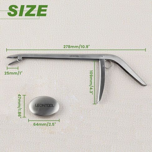 Stainless Steel Fish Hook Remover Extractor with Odor Absorber Tool, 11 Inches Fishing Hook Removal Tool Hook Grabber Fish Dehooker Tool, Freshwater and Saltwater Hooker Tool for Fishing in Saudi Arabia