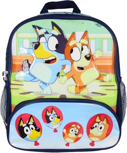 ابتكارات ملحقات الذكاء الاصطناعي مجموعة حقيبة الظهر وصندوق الغداء المدرسية من Bluey Kids. in Kuwait