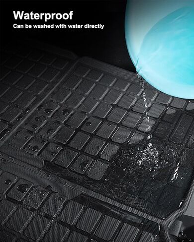 نموذج 3 وسادة للقدم تناسب طراز تسلا 3 2021-2023 5 مقاعد كاغو أسود الصف الأول الصف الثاني in Kuwait