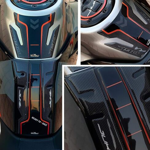 ملصقات ثلاثية الأبعاد للدراجات النارية متوافقة مع KTM 790 Duke 2018-2019. حماية للخزان من الصدمات والخدوش. ملصقات من الراتنج - صنع في إيطاليا in Saudi Arabia