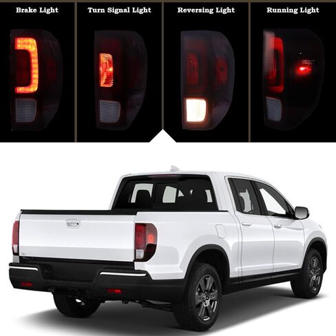 مصباح خلفي LED للجانب الأيمن للركاب متوافق مع 2017-2023 Honda Ridgeline مع لمبات RH 33500-T6Z-A03 33500T6ZA03 in Kuwait