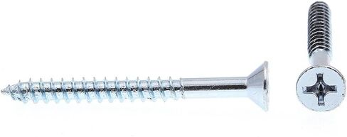 Prime-Line 9036591 Wood Screws, Flat Head, Phillips Drive, #14 X 2-1/2 In., Zinc Plated (50 Pack) in Saudi Arabia