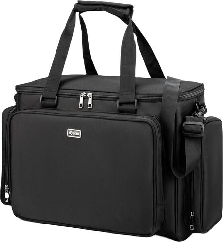 Rabjen Large Lawyer Tote Bag, 17" Laptop Briefcase Attache Lawyers Case Legal Size in Kuwait