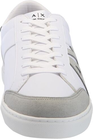 A｜X ARMANI EXCHANGE Men's Paris Low Top Suede Logo Court Sneaker in Saudi Arabia