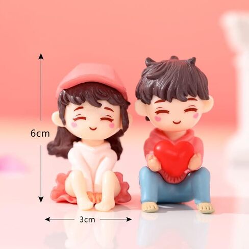 4 Pcs Couple Cake Topper Wedding Cake Toppers Couple Figurines Bride and Groom Cake Topper for Party Decorations in Saudi Arabia