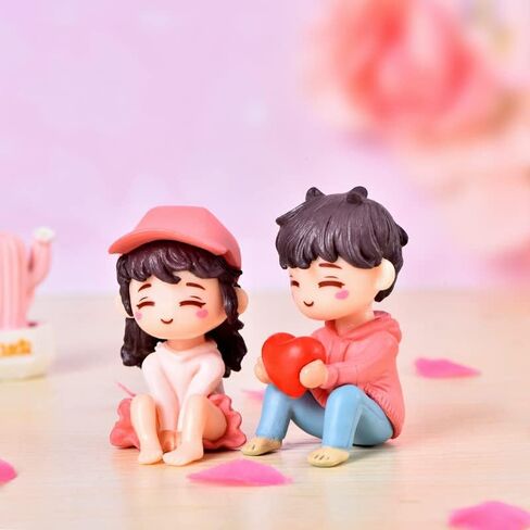 4 Pcs Couple Cake Topper Wedding Cake Toppers Couple Figurines Bride and Groom Cake Topper for Party Decorations in Saudi Arabia