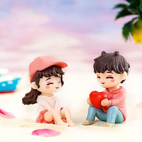 4 Pcs Couple Cake Topper Wedding Cake Toppers Couple Figurines Bride and Groom Cake Topper for Party Decorations in Saudi Arabia
