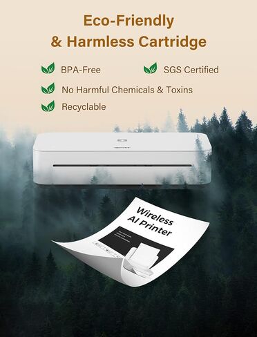 طابعة iDPRT اللاسلكية المحمولة مع خرطوشة سهلة التحميل من قطعة واحدة، تصميم مضغوط، اتصال سلكي ولاسلكي، مادة غير ضارة، طباعة عالية الدقة 300 نقطة في البوصة، طابعة للاستخدام المنزلي والمكتب in Kuwait
