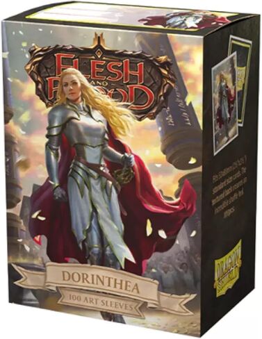 Dragon Shield Sleeves – Limited Edition Matte Art: Flesh and Blood: Dorinthea Ironsong 100 CT -Compatible with Pokémon, Magic The Gathering Cards & Digimon MTG TCG OCG & Hockey Cards in Saudi Arabia