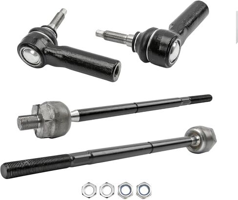 موتورمان 4 قطع (2) EV80804+(2) ES80805 أطراف قضيب ربط أمامي داخلي وخارجي لـ 2005-2010 MUS TANG in Kuwait