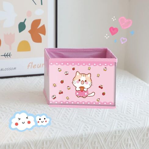 صندوق تخزين مكتب القطة، منظم قلم رصاص لغرفة البنات، حامل قرطاسية Kawaii، مجموعة من 2 حامل قلم رصاص للقطط، منظم سطح المكتب متعدد الأغراض in Kuwait