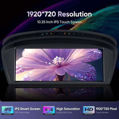 ستيريو سيارة 8.8 بوصة 1920 * 720 بكسل لسيارة BMW 3/5 Series E90 E91 E92 E93 E60 E61 E63 E64 (2005-2008) نظام CCC، ترقية راديو المصنع Android Auto Wireless CarPlay بلوتوث IPS شاشة تعمل باللمس in Kuwait