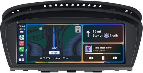 ستيريو سيارة 8.8 بوصة 1920 * 720 بكسل لسيارة BMW 3/5 Series E90 E91 E92 E93 E60 E61 E63 E64 (2005-2008) نظام CCC، ترقية راديو المصنع Android Auto Wireless CarPlay بلوتوث IPS شاشة تعمل باللمس in Kuwait